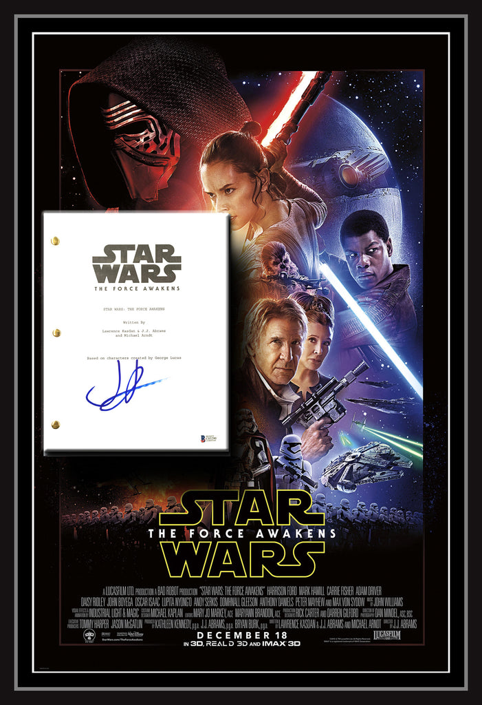 Star Wars 'The Force Awakens' JJ Abrams Signed & Framed Full Movie Script (Beckett)