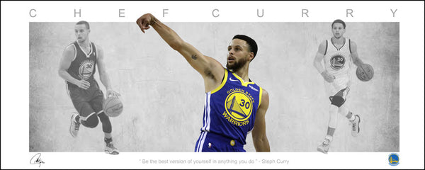 Steph CURRY Golden State Warriors UFC Wings Unframed Lithograph