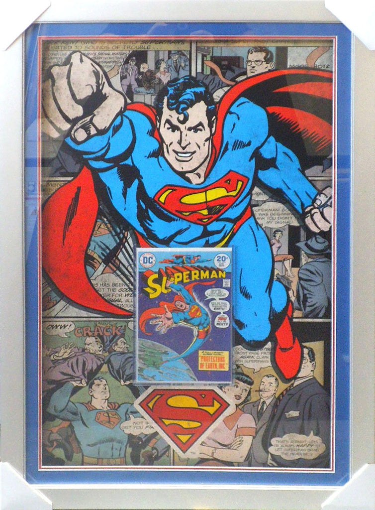 Superman Comic Case feat a silver age Comic Book