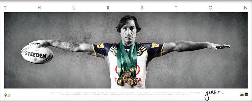 Johnathan Thurston North Queensland Cowboys NRL Unframed Wings