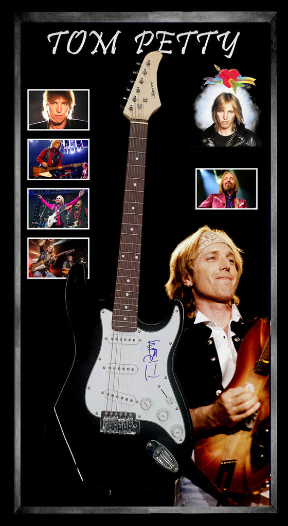 Tom Petty Signed & Framed Electric Guitar - (James Spence - JSA)