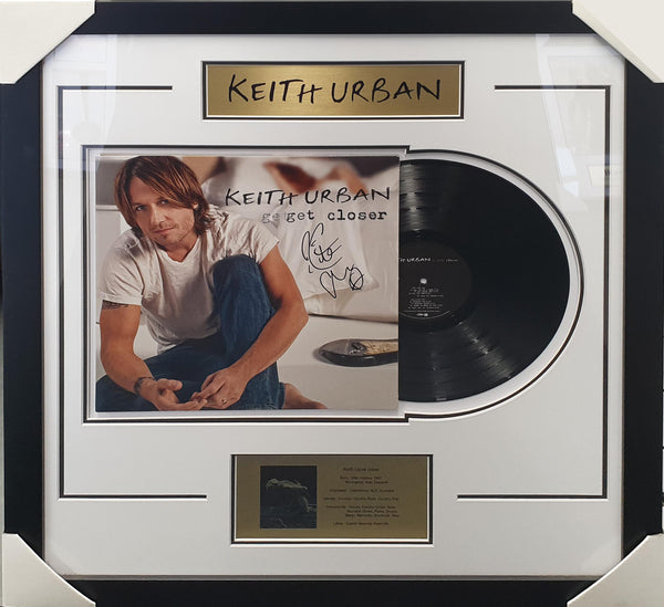 Keith Urban Signed & Framed Vinyl Album - Authenticated