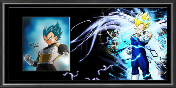 Chris Sabat VEGETA Signed & Framed DRAGON BALL Z 11"X14" Photo James Spence