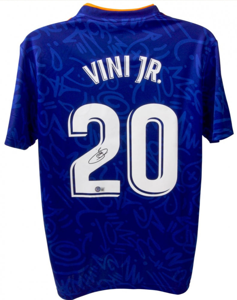 Vinicius Junior Vini Jr Signed Real Madrid Jersey (Beckett) BAS