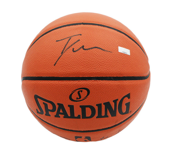 Trae YOUNG Atlanta Hawks Signed Spalding Basketball (Panini)