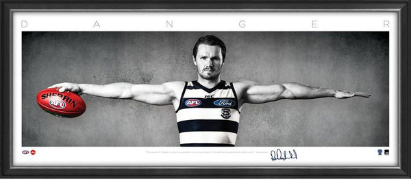 Patrick Dangerfield Geelong AFL Framed Wings Tribute