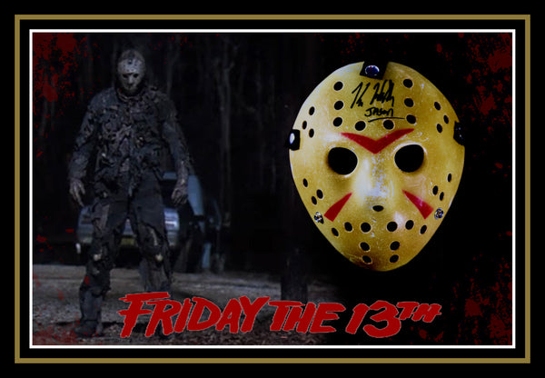 Jason 'Friday the 13th' Kane HODDER Signed & Framed Mask with James Spence USA Authentication