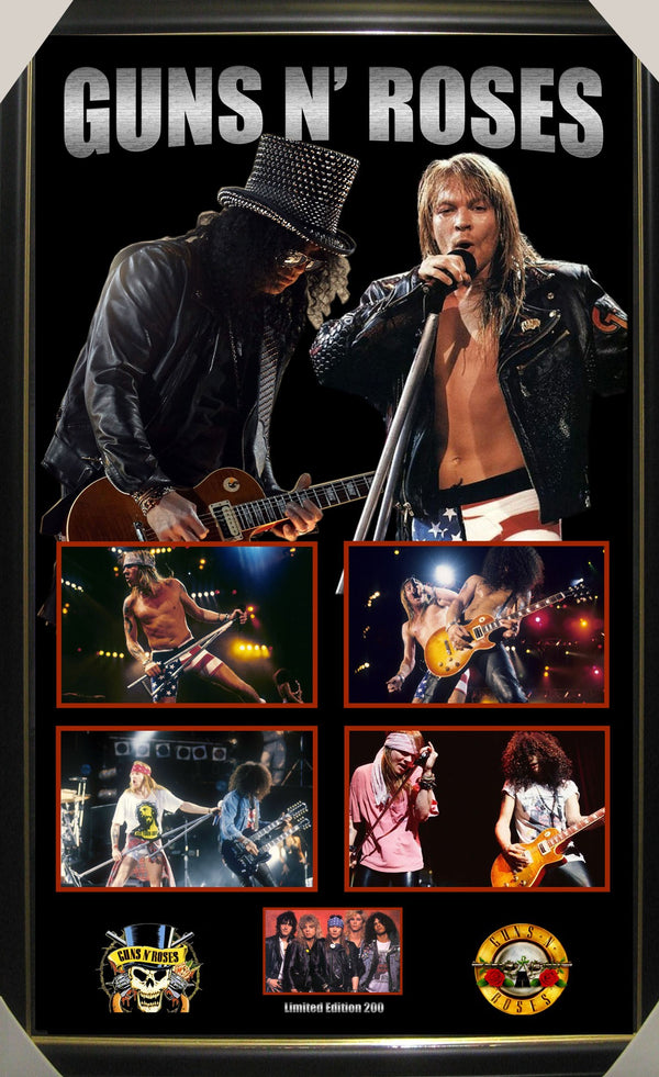Guns n Roses Framed Limited Edition Lithograph