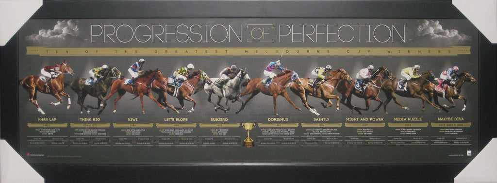 Progression to Perfection - The Melbourne Cup Winners - Limited Edition Tribute
